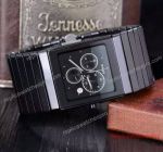 Replica Rado Ceramica Black Ceramica XL Chronograph Watch Mens Size